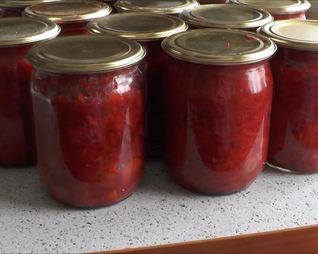 Заправка для борща на зиму с капустой