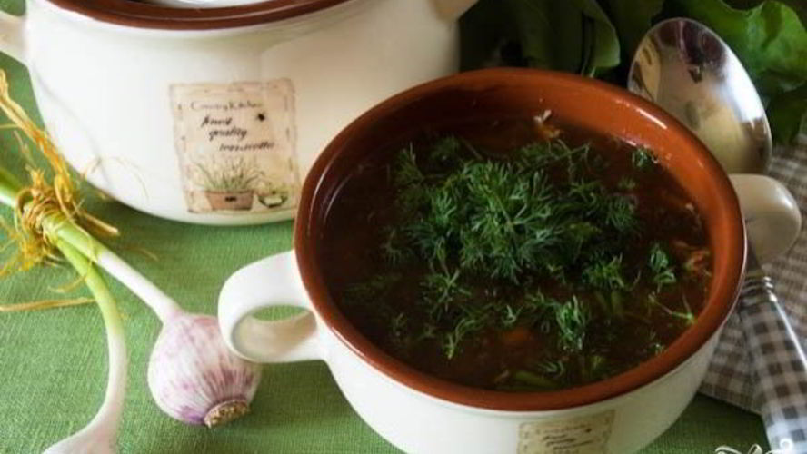 Рецепт зеленого борща со щавелем