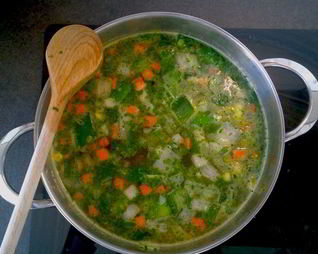 Зеленый борщ