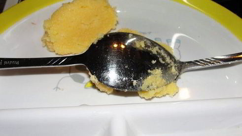 бульон с манными клецками