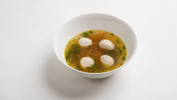 Рецепт Диетического овощной бульон с фрикадельками