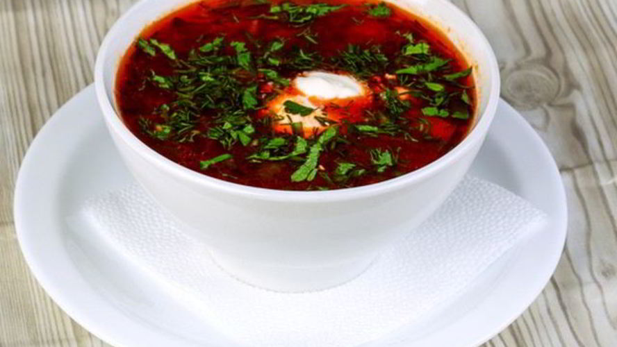 Рецепт холодного борща на курином бульоне