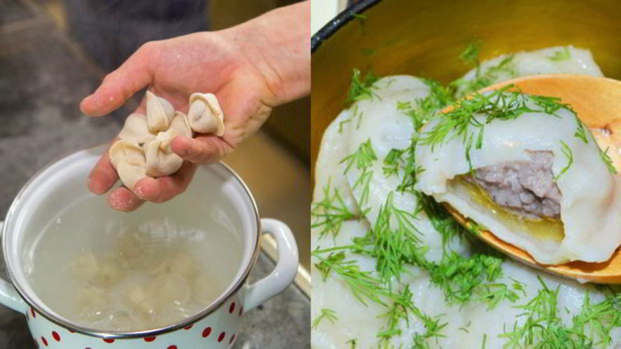 Рецепт пельменей с бульоном