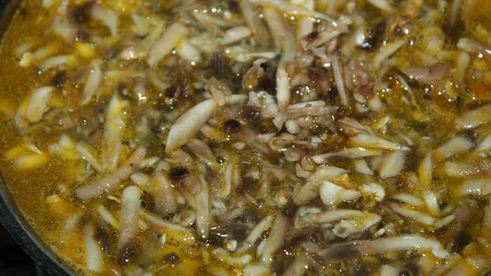 быстрый суп с грибами и плавленым сыром