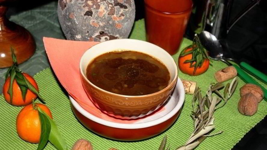 Рецепт чечевичного супа с вялеными помидорами