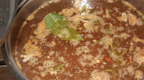 чечевичный суп с вялеными помидорами