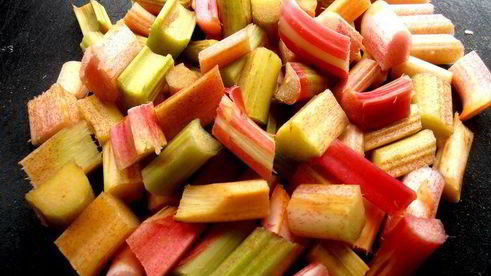 гаспачо из ревеня и вишни