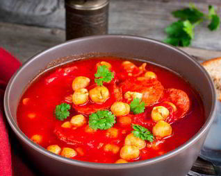 Гаспачо с чоризо