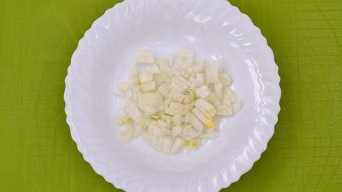 гороховый суп с чесночными рулетиками