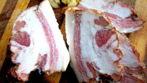 гороховый суп с копченостями и тыквой