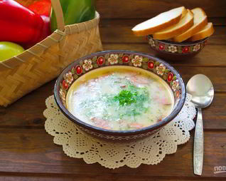 Гороховый суп с копченостями