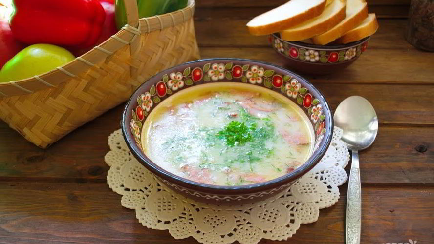 Рецепт горохового супа с копченостями