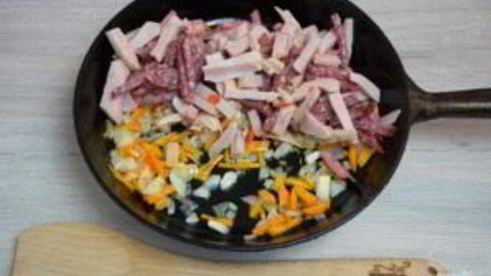 гороховый суп с копченостями