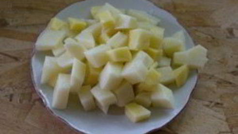 гороховый суп с копченым салом