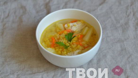 Рецепт Горохового супа с курицей