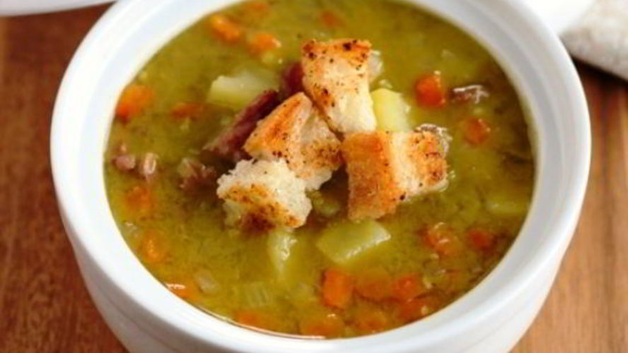 Рецепт горохового супа со свининой