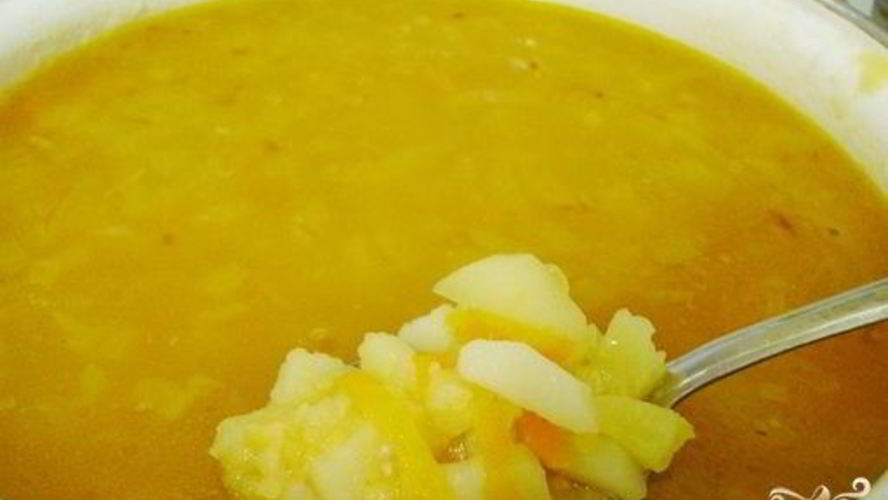 Рецепт постного горохового супа без копченостей