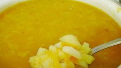 постный гороховый суп без копченостей