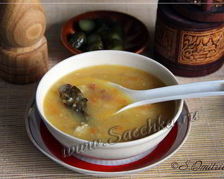 Суп гороховый