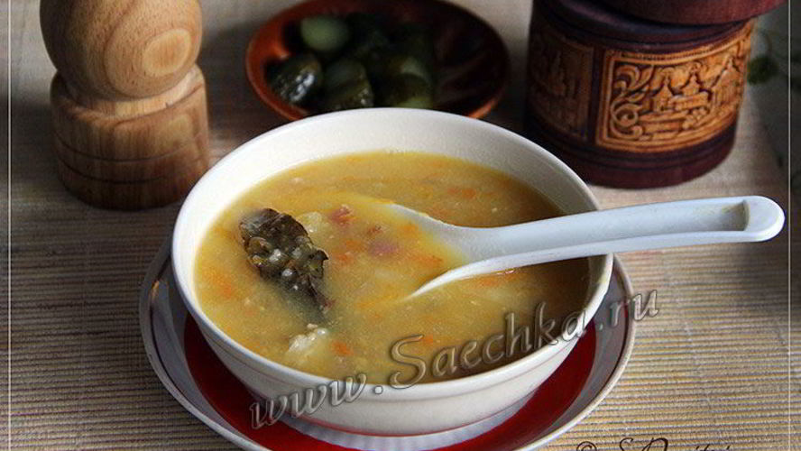 Рецепт супа горохового