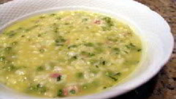 Рецепт Супа из риса и гороха