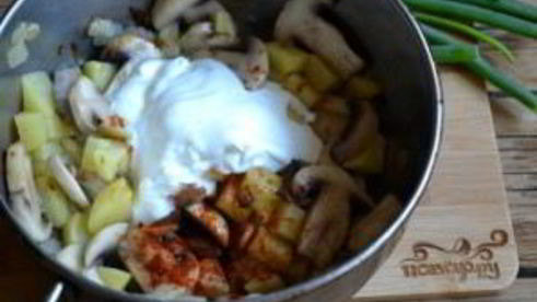 грибной крем-суп из шампиньонов