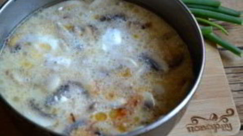 грибной крем-суп из шампиньонов