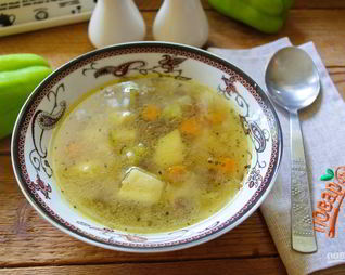 Грибной суп с лисичками