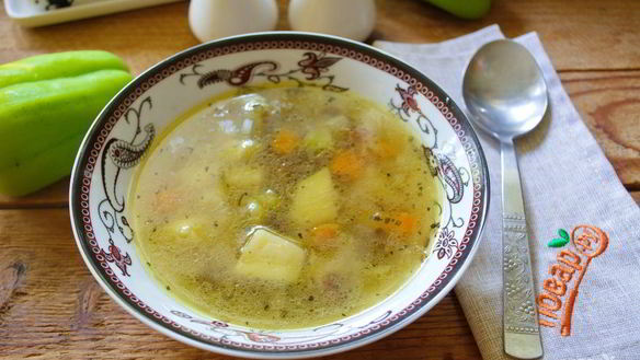 Рецепт Грибного супа с лисичками