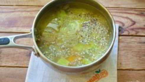 грибной суп с лисичками