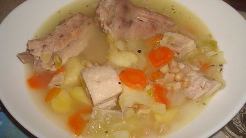 испанский крестьянский суп оллада