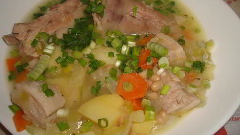 испанский крестьянский суп оллада