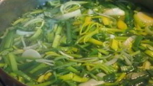 картофельный суп с пореем