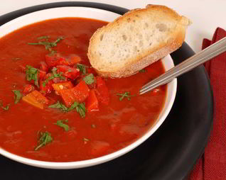 Холодный томатный суп