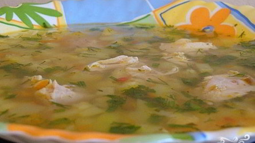 Рецепт куриного супа с кабачками