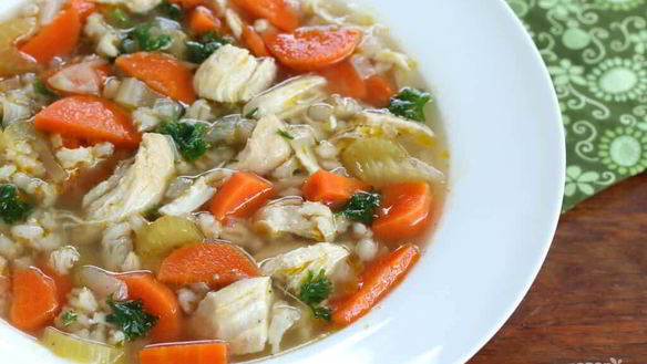 Рецепт Куриного супа с перловкой