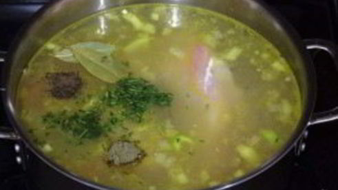 куриный суп с перловкой