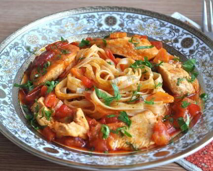 Лагман из курицы