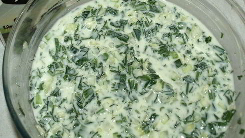 азербайджанская окрошка овдух