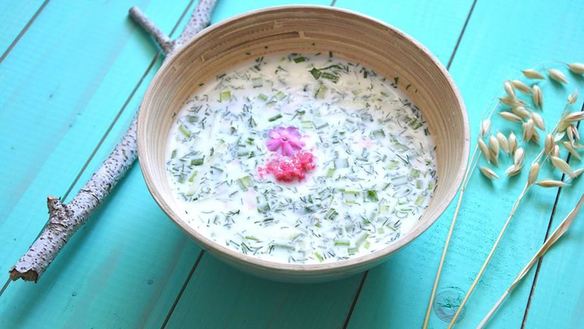 Рецепт Классической окрошки на сыворотке