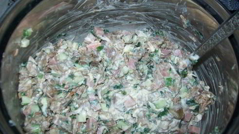 окрошка богатая