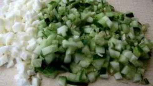 окрошка классическая с колбасой