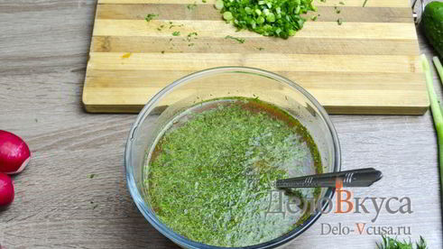 окрошка на квасе