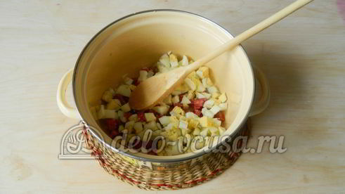 окрошка на лимонной кислоте