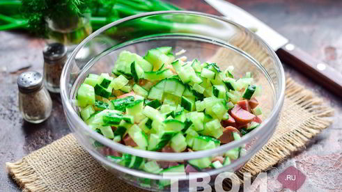 окрошка на минералке