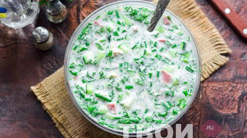 окрошка на минералке