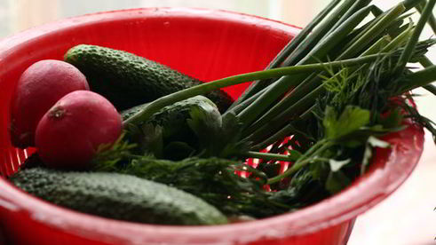 окрошка на минеральной воде