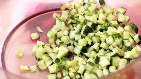 окрошка на минеральной воде