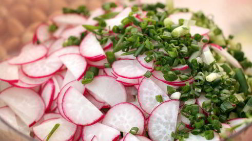 окрошка на минеральной воде