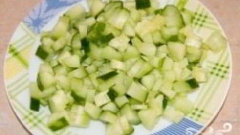 окрошка постная